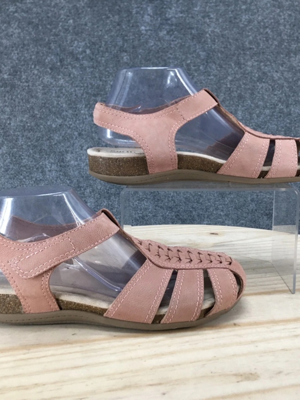 Earth Origins Balli Women's Dusty Rose Strappy Comfort Sandals